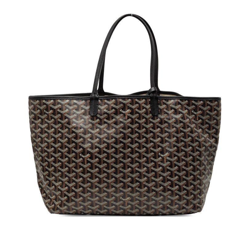 Goyard Saint Louis PM Tote Black Leather