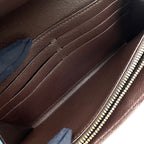 Louis Vuitton Portefeuille Sarah Damier Ebene Initials Leather Brown Bifold — view 6