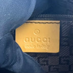 Gucci Suede Hobo Leather Light Brown Shoulder Bag Gold — view 4