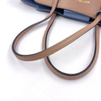 Gucci Swing Leather Beige Light Blue Tote Silver — view 5