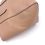 Gucci Swing Leather Beige Light Blue Tote Silver — view 9