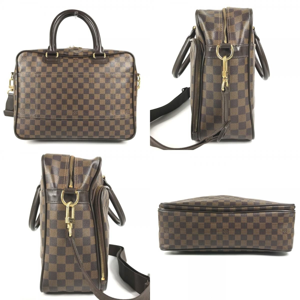 Louis Vuitton Handbag Icare Damier Canvas Ebene Brown