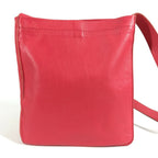 Hermes Shoulder Bag Clou de Selle Logo Leather Pink