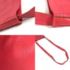 Hermes Shoulder Bag Clou de Selle Logo Leather Pink