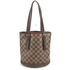 Louis Vuitton Shoulder Bag Marais Damier Graphite Canvas Brown