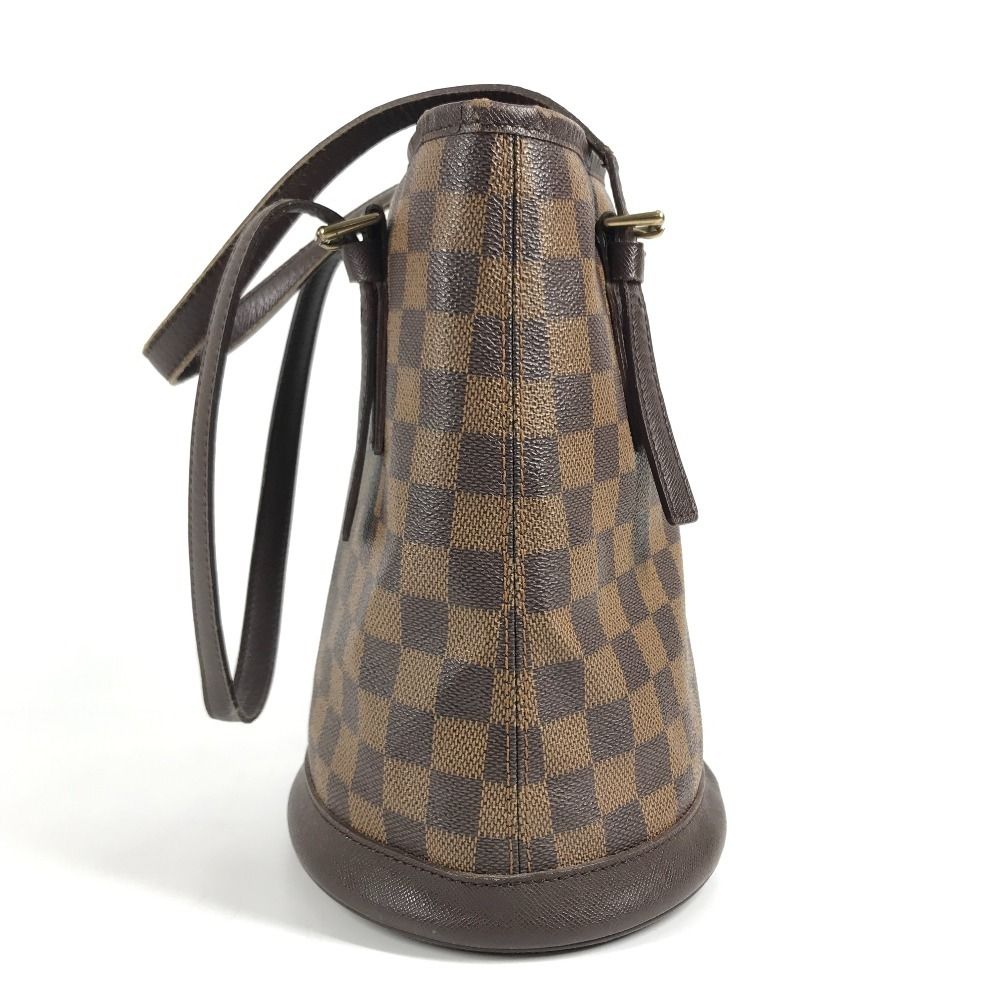 Louis Vuitton Shoulder Bag Marais Damier Graphite Canvas Brown