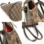 Louis Vuitton Shoulder Bag Marais Damier Graphite Canvas Brown