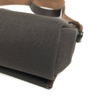 Hermes Shoulder Bag Herbag Zip Mini Toile Military Brown