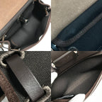 Hermes Shoulder Bag Herbag Zip Mini Toile Military Brown