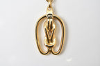 Gucci Key Ring Key Holder Vintage Gold