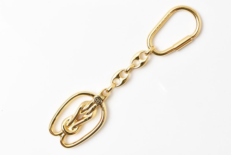 Gucci Key Ring Key Holder Vintage Gold