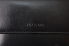 Prada Wallet Trifold Fold Vintage Nero Black