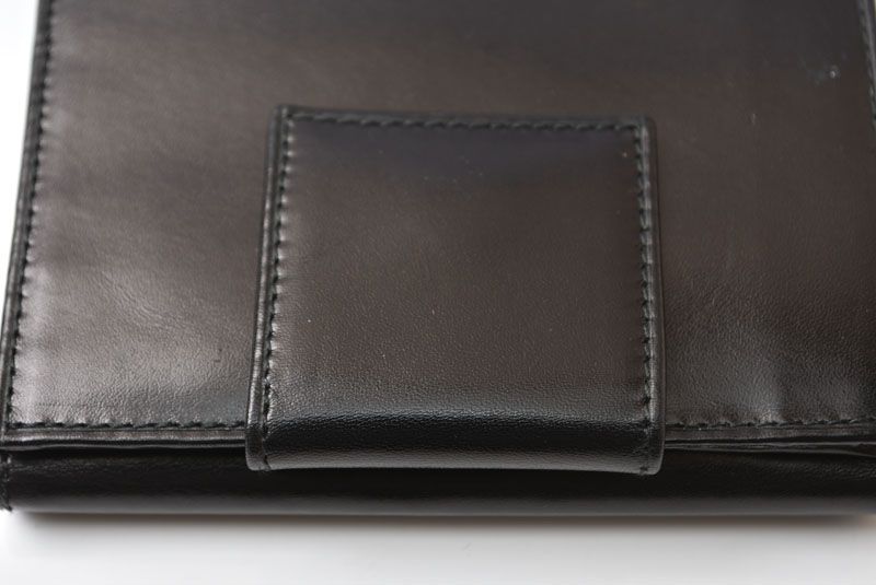 Prada Wallet Trifold Fold Vintage Nero Black