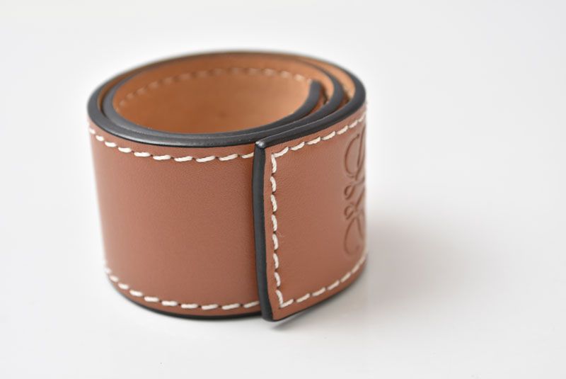 Loewe Bracelet Bangle Anagram 119.19.336 Slap Brown