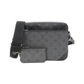 Louis Vuitton Monogram Eclipse Reverse Trio Messenger Shoulder Bag
