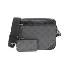 Louis Vuitton Monogram Eclipse Reverse Trio Messenger Shoulder Bag