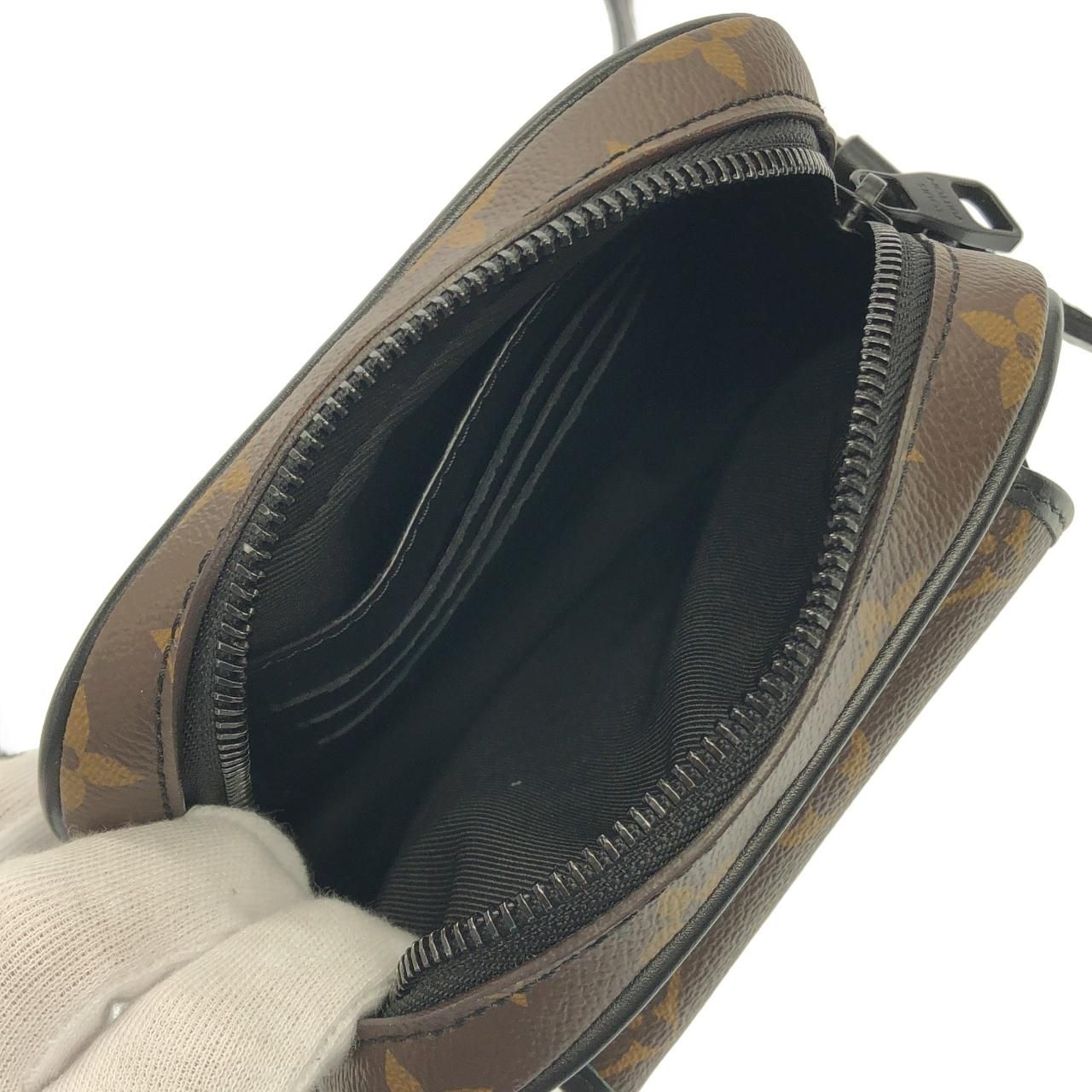 Louis Vuitton Monogram Macassar Christopher Wearable Wallet Shoulder Bag