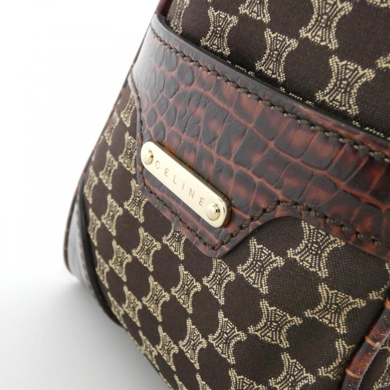 Celine Boogie Bag Handbag Brown