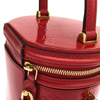 Louis Vuitton Vernis Cannes PM Red Vanity Bag