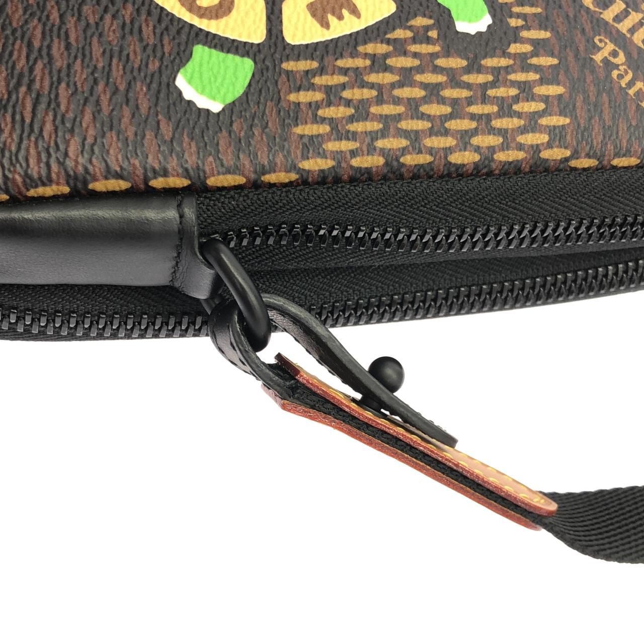 Louis Vuitton Damier Giant Double Phone Pouch Shoulder