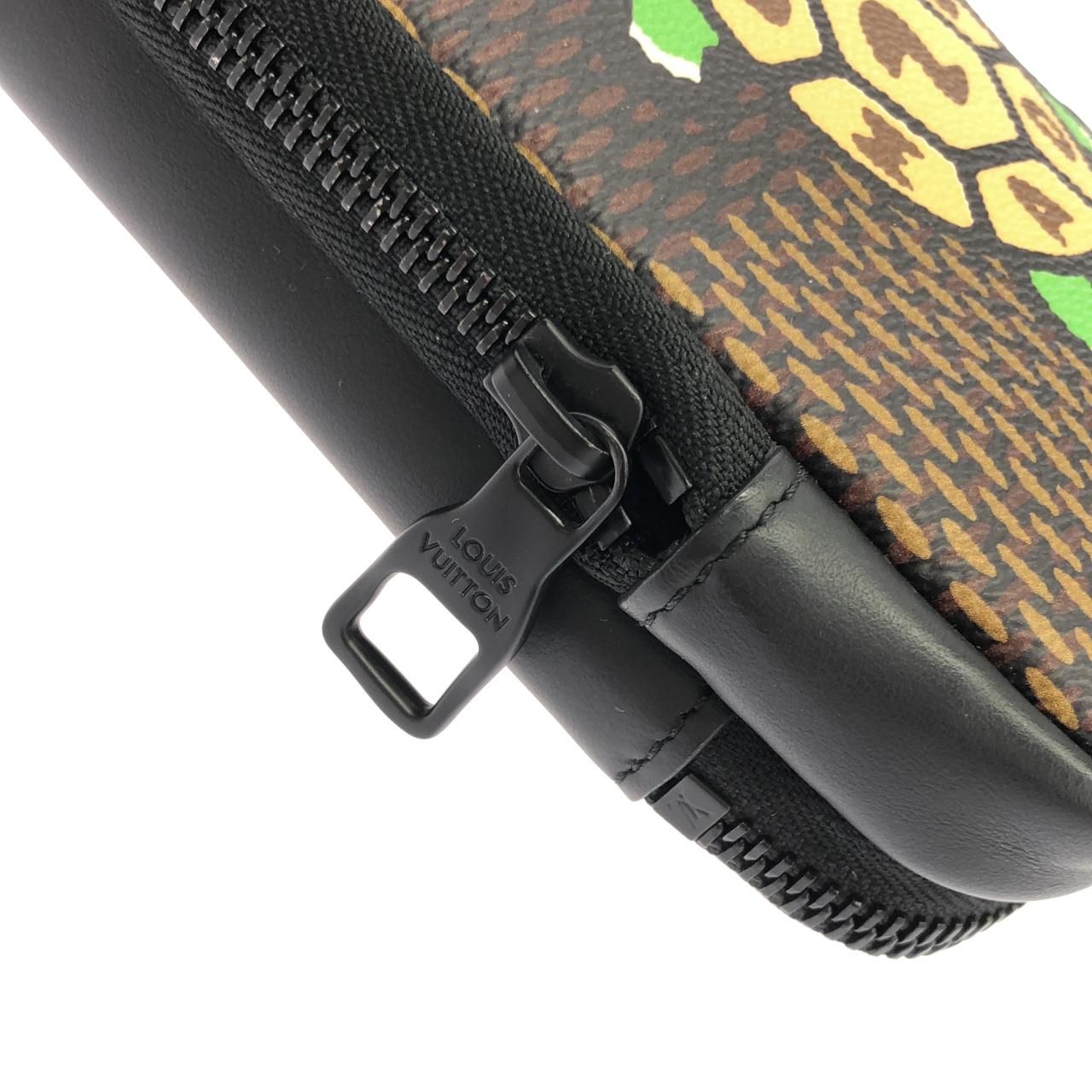 Louis Vuitton Damier Giant Double Phone Pouch Shoulder