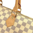 Louis Vuitton Damier Azur Speedy 35 Boston Bag