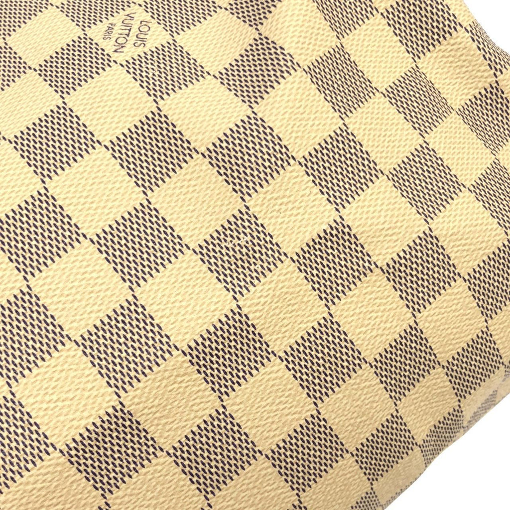 Louis Vuitton Damier Azur Speedy 35 Boston Bag