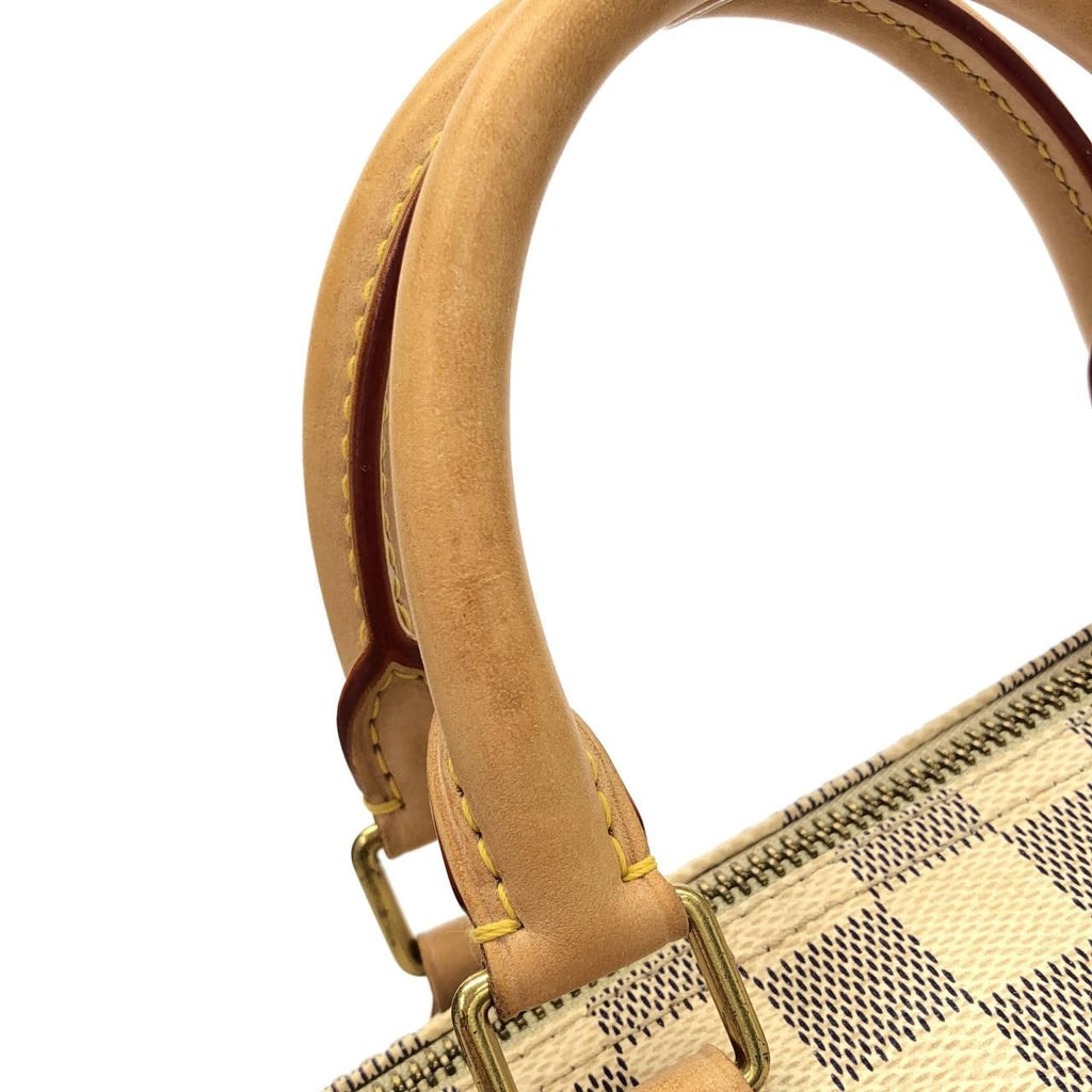 Louis Vuitton Damier Azur Speedy 35 Boston Bag