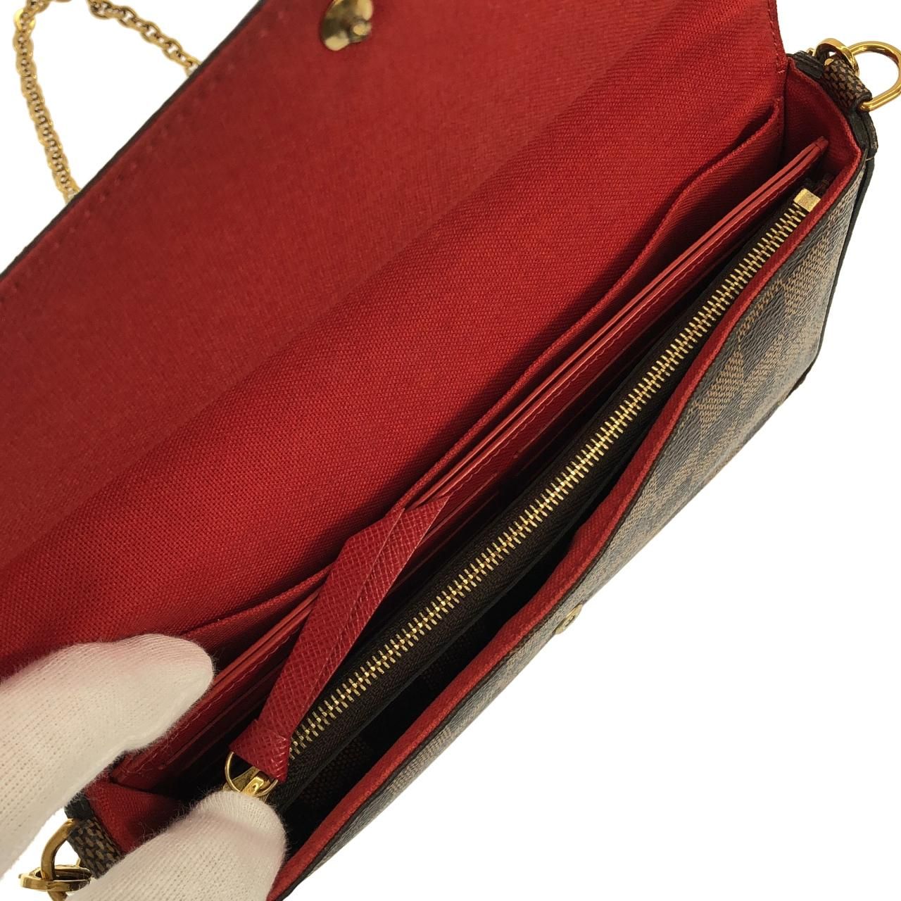 Louis Vuitton Damier Pochette Felicie Shoulder Bag