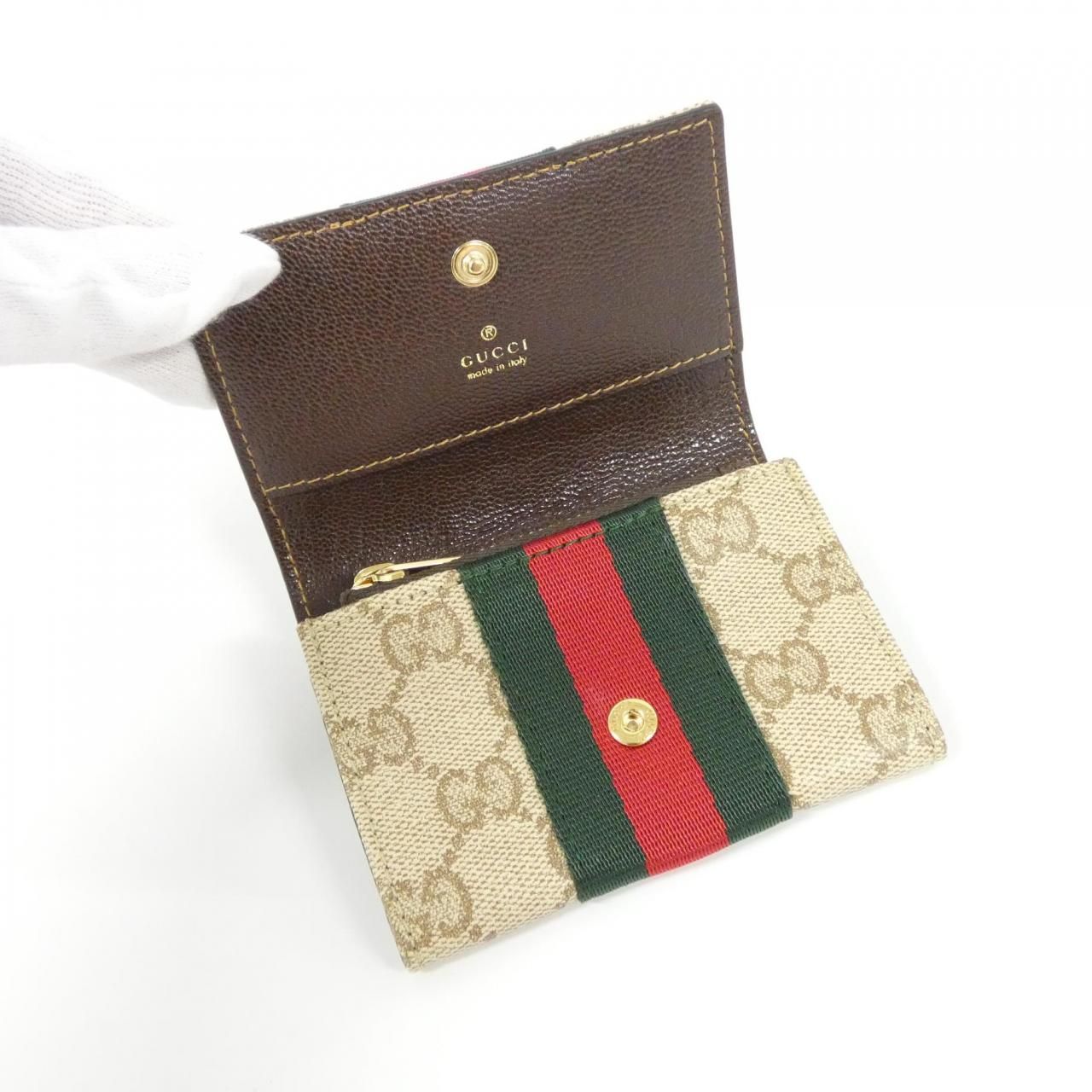 Gucci Card Case Card Holders Beige