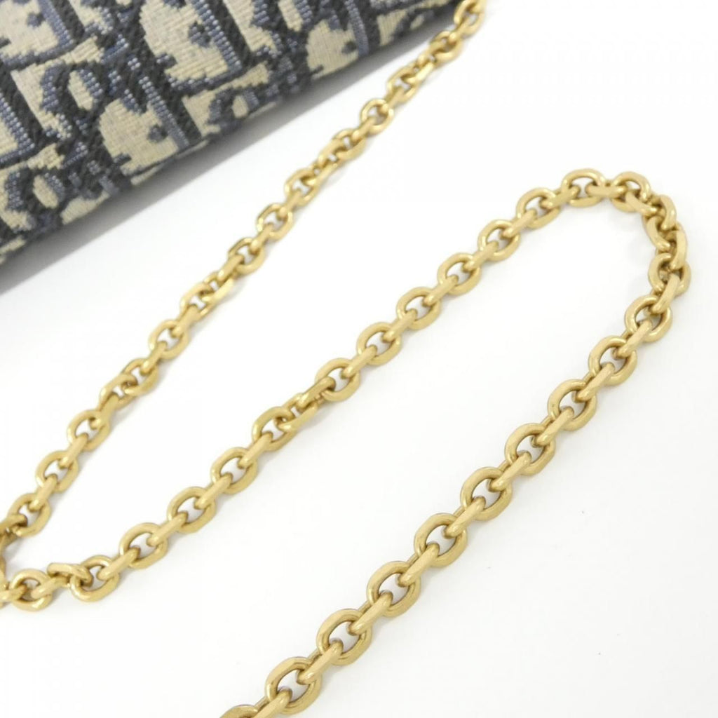 Dior Oblique Saddle Pouch Chain Wallet