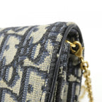 Dior Oblique Saddle Pouch Chain Wallet