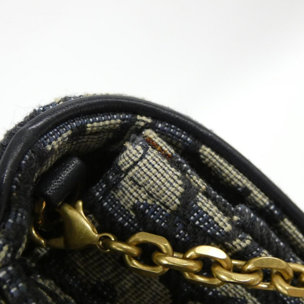 Dior Oblique Saddle Pouch Chain Wallet