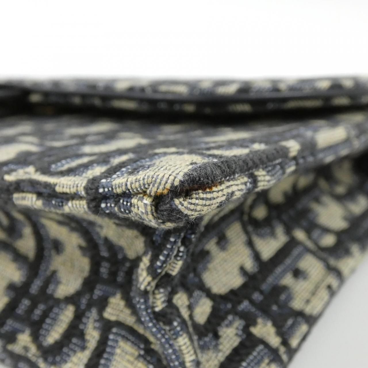 Dior Oblique Saddle Pouch Chain Wallet