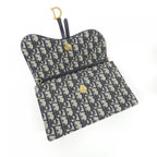 Dior Oblique Saddle Pouch Chain Wallet