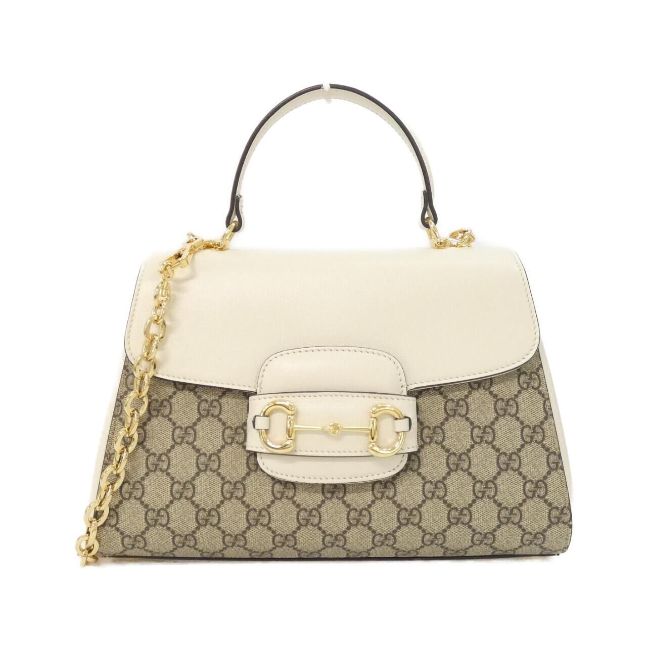 Gucci Horsebit Bag Handbag Beige