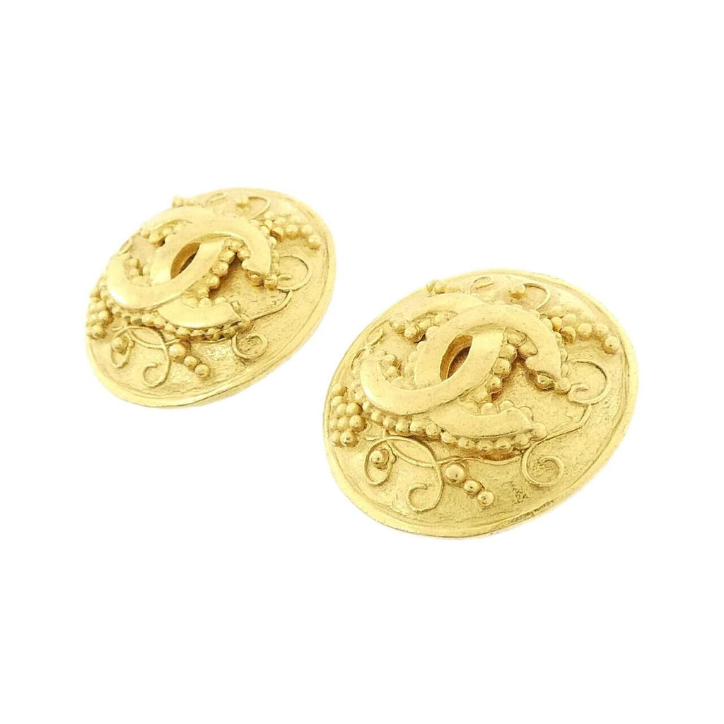 Chanel Vintage Earrings Gold
