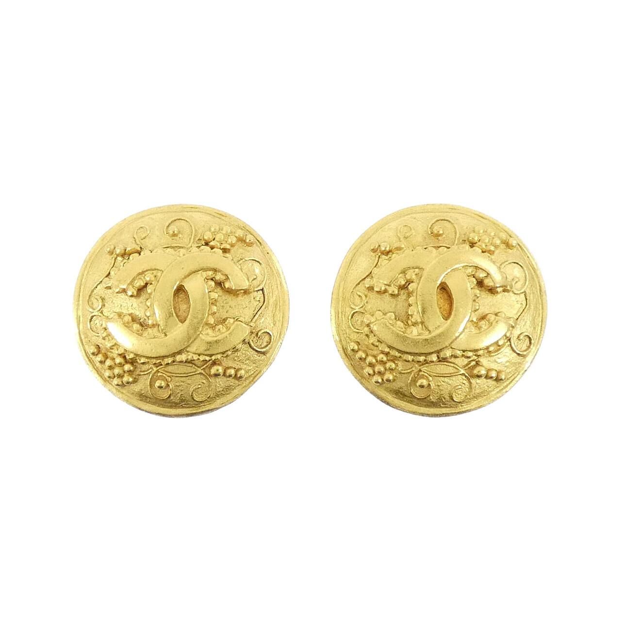 Chanel Vintage Earrings Gold