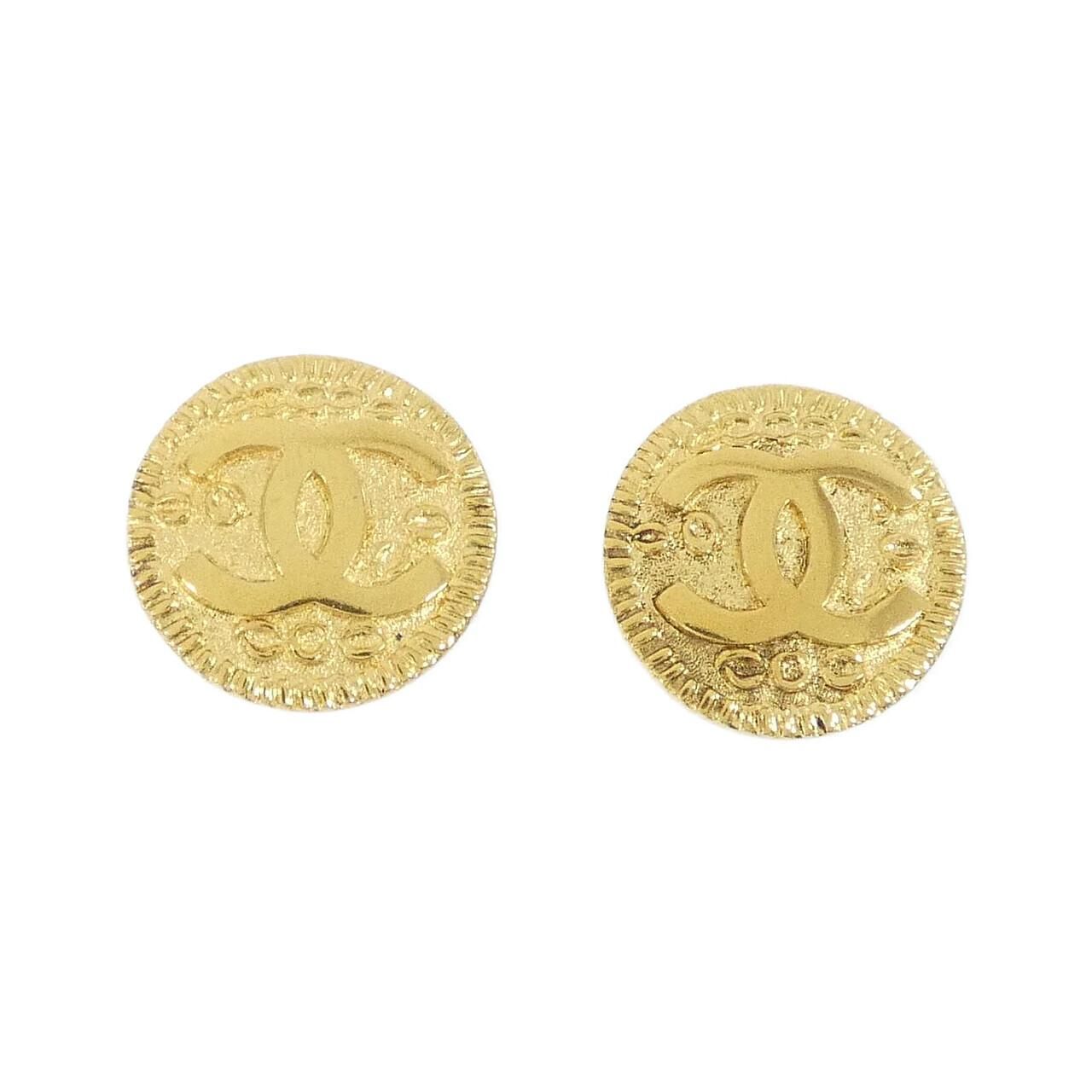 Chanel Vintage Earrings Gold