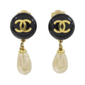 Chanel Vintage Earrings Gold