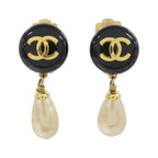 Chanel Vintage Earrings Gold