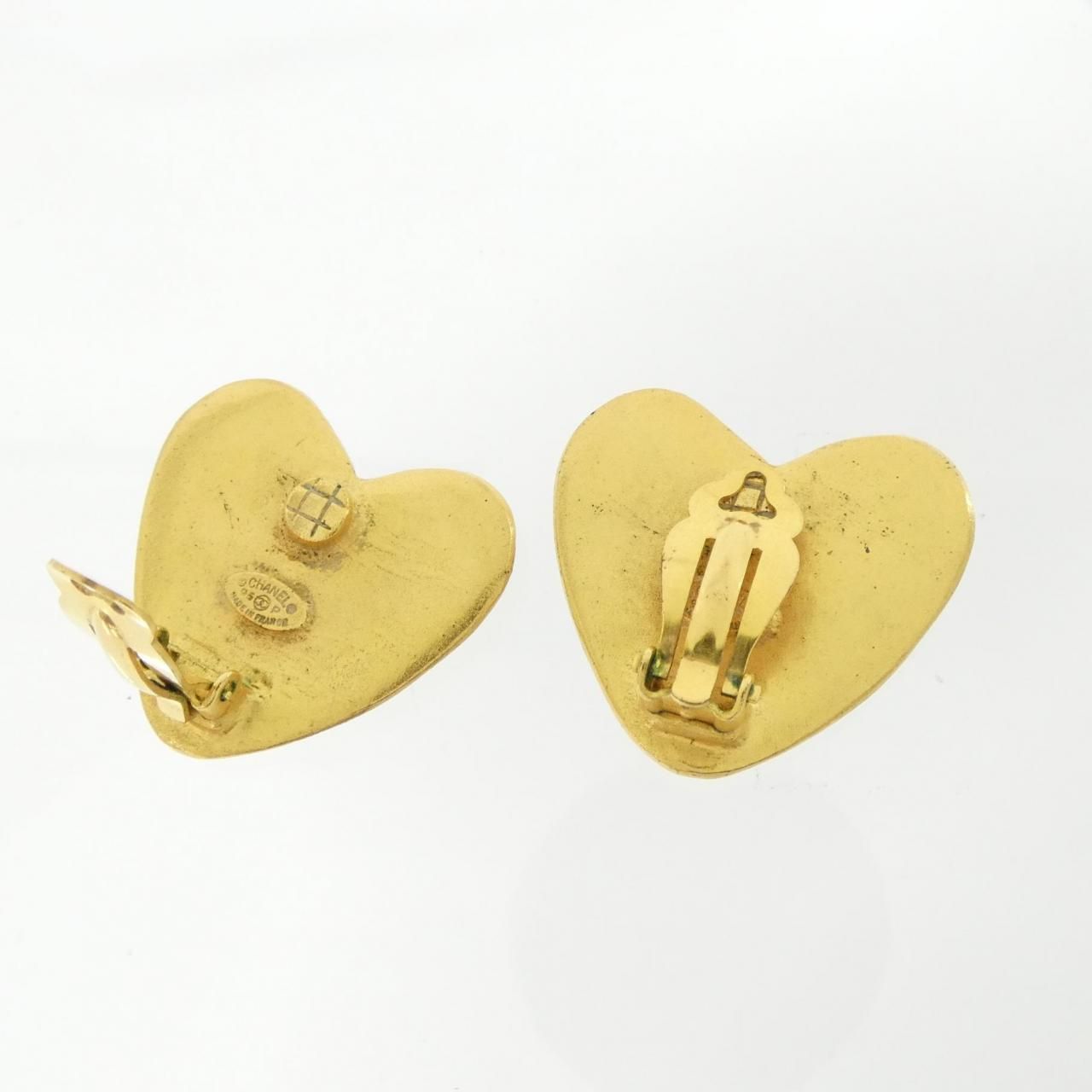 Chanel Vintage Earrings Gold