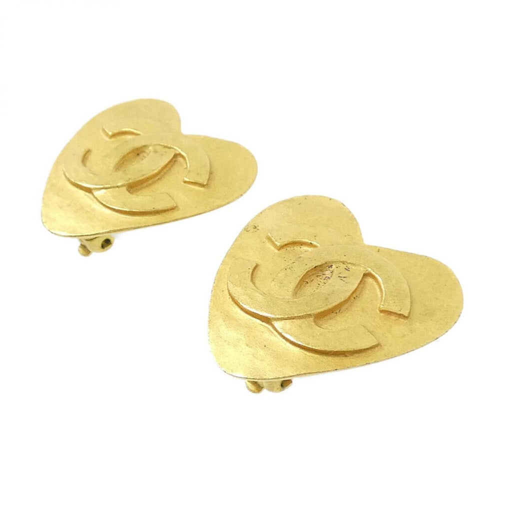 Chanel Vintage Earrings Gold