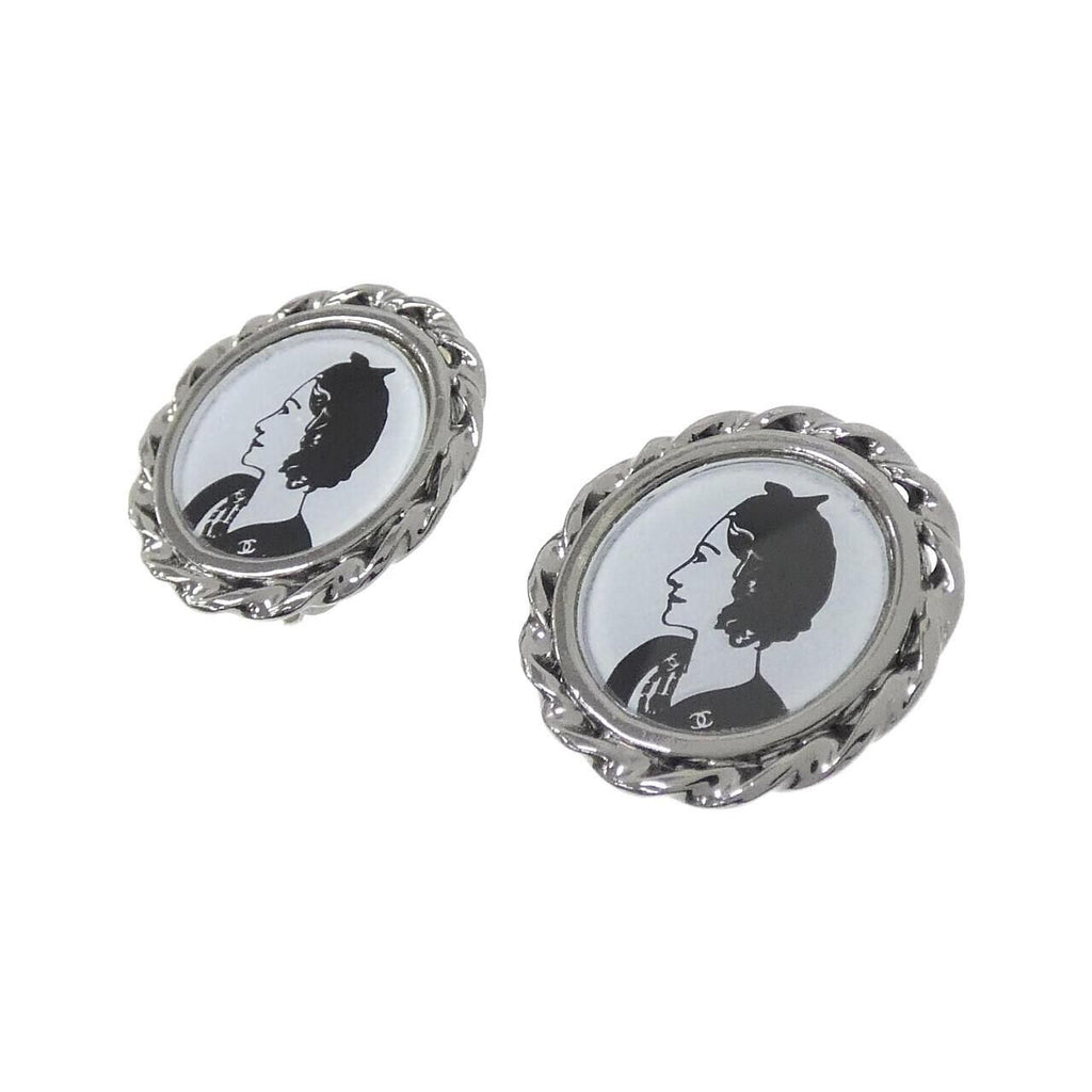 Chanel Vintage Earrings Silver