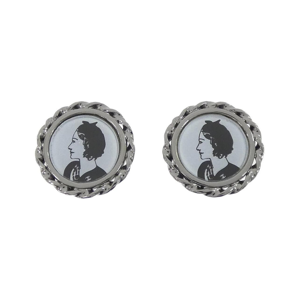 Chanel Vintage Earrings Silver