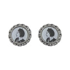 Chanel Vintage Earrings Silver