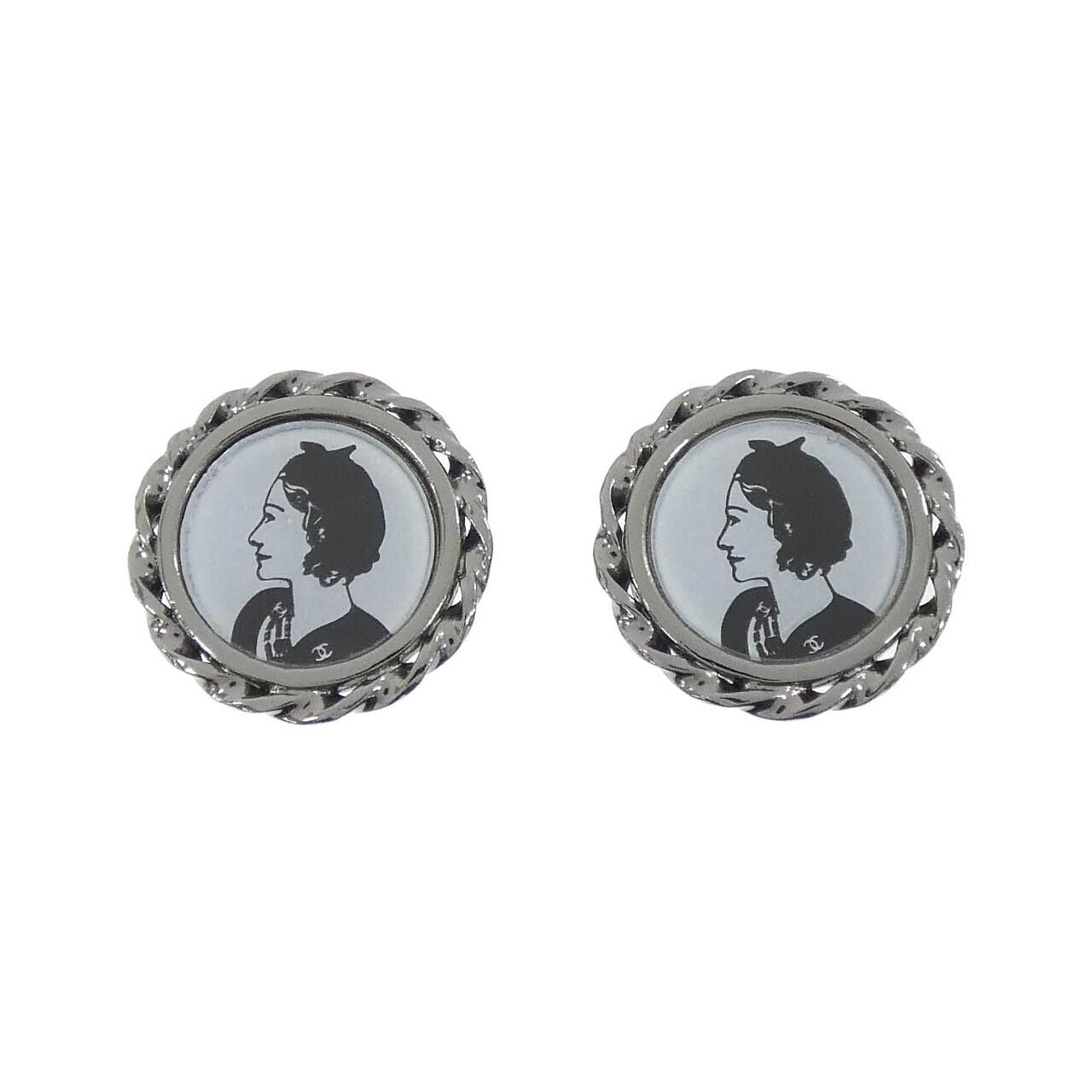 Chanel Vintage Earrings Silver