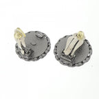 Chanel Vintage Earrings Silver