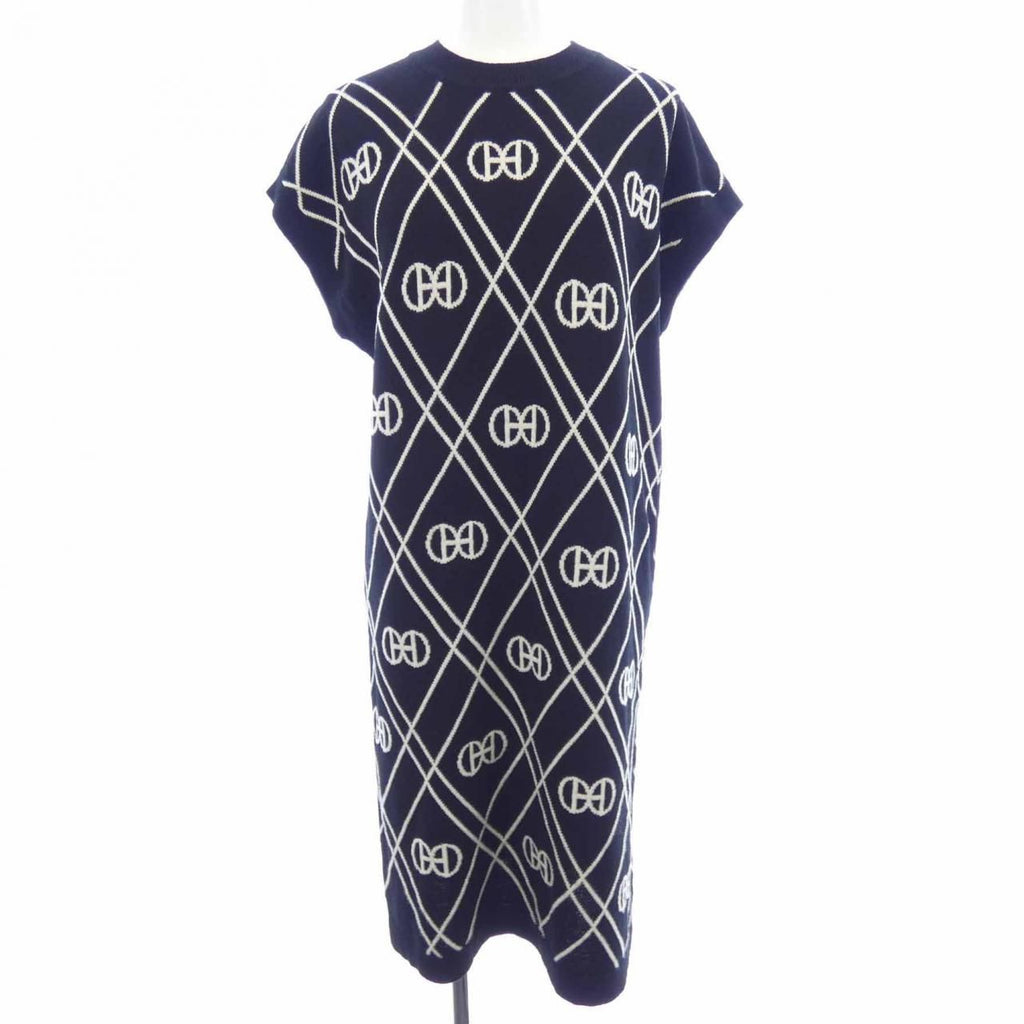 Hermes Round Dress Black