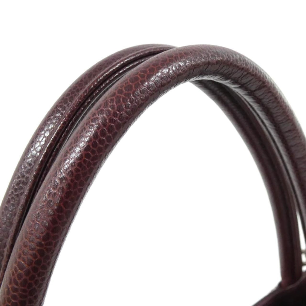Chanel Vintage Bag Handbag Burgundy
